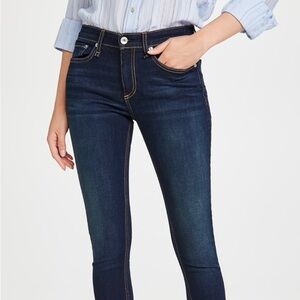 EUC Rag & Bone Cate Ankle Skinny Jeans Dark Wash Size 26